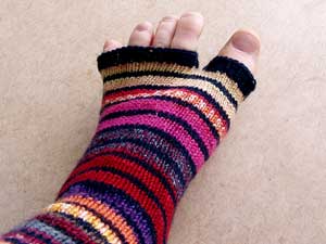 Zehenlose Socken - ideal für mich!